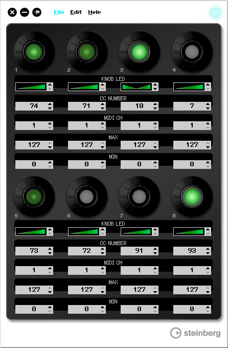 スタインバーグ Cubase/Nuendo用コントローラー CMC-QC