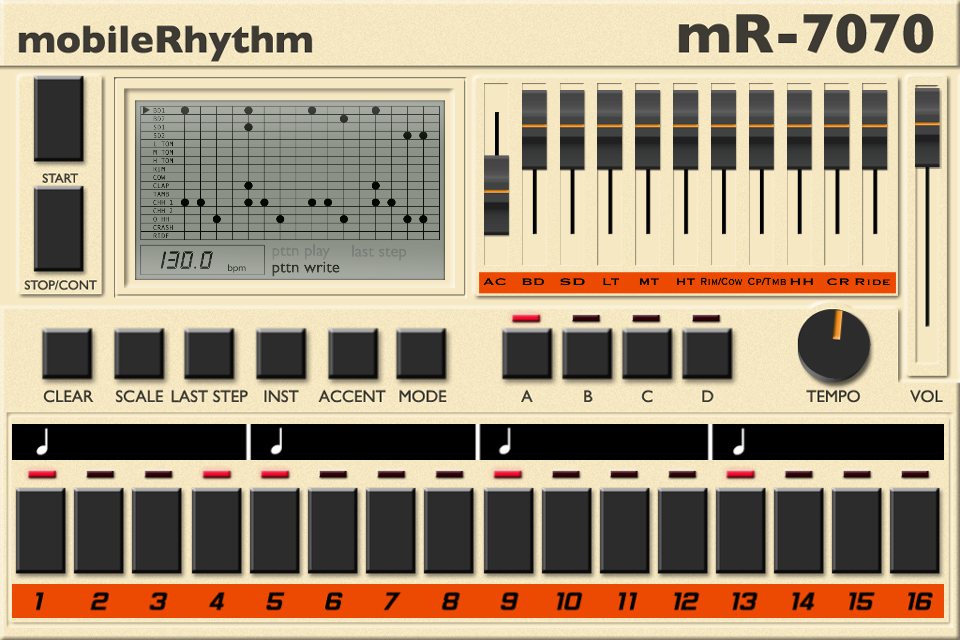 Roland初のPCMドラムマシン、TR-707を復刻させたmR-7070が登場