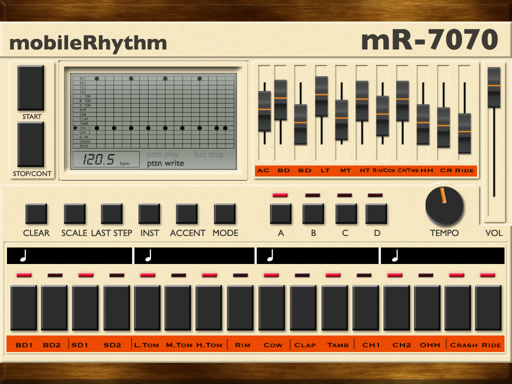 Roland TR-707 ドラムマシン-