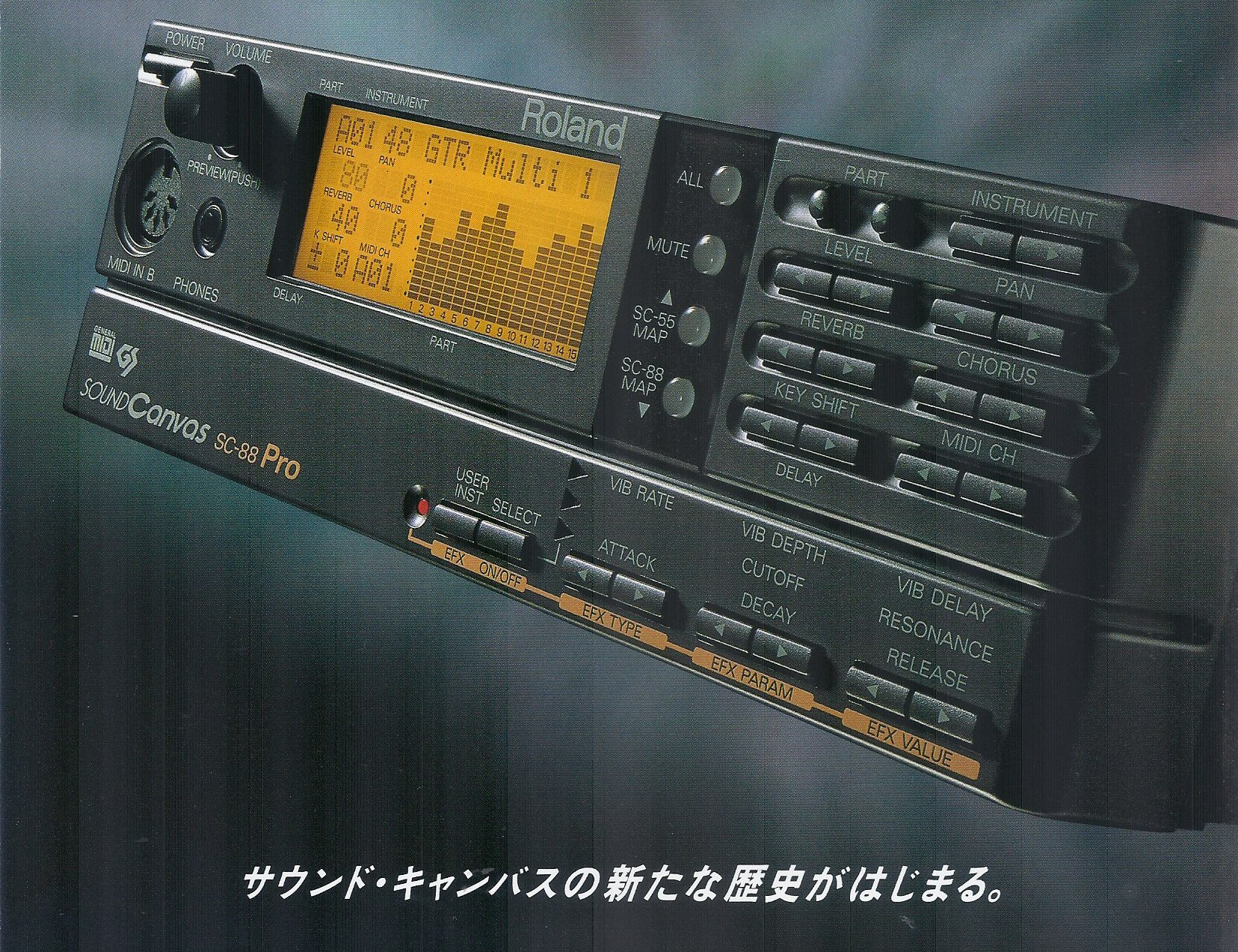 1996年 Roland Gs音源の最高峰として登場したsc pro 藤本健の Dtmステーション