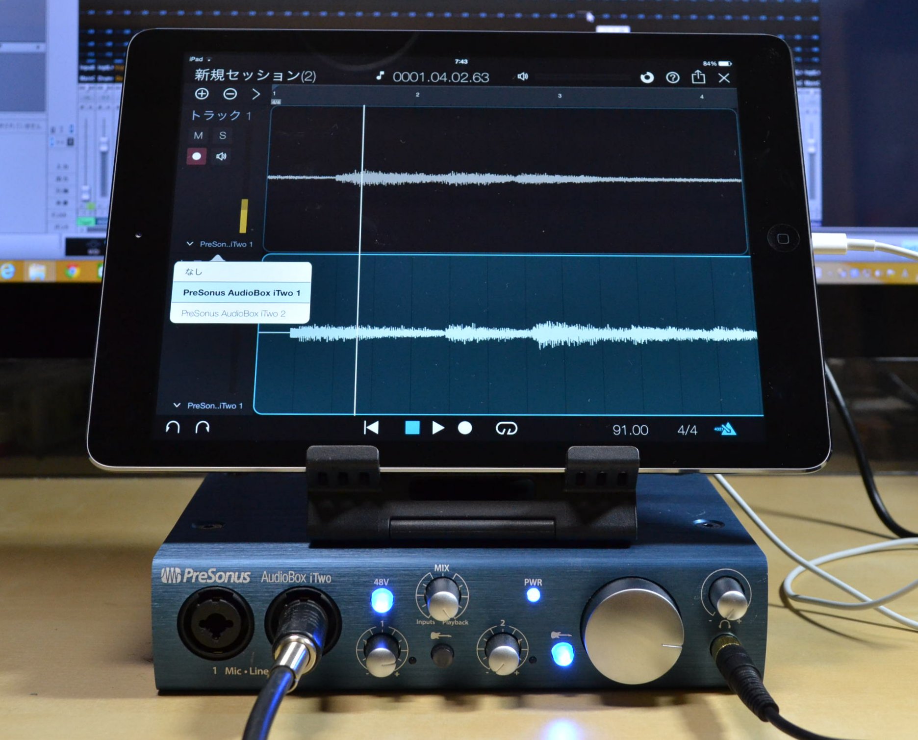 PreSonus AudioBox iTwo Studio DTMセット オーディオインターフェイス ヘッドホン マイク Studio One  Artistバンドル