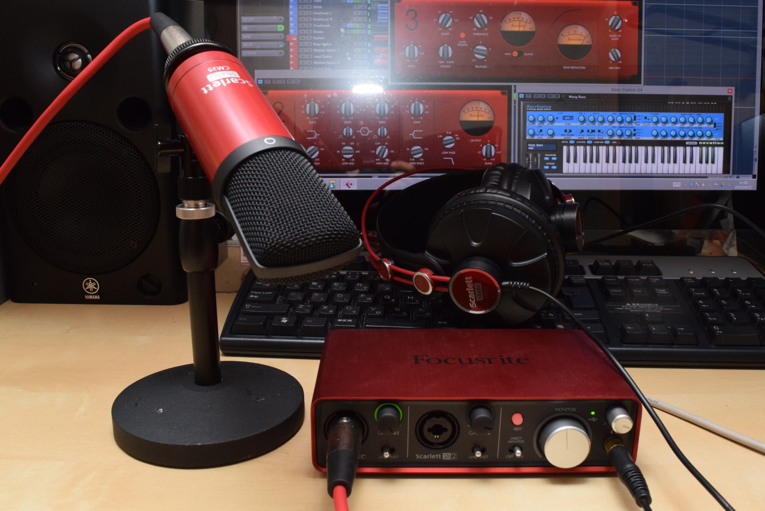 コンデンサマイク、オーディオIFなどがセットのFocusrite・DTMパックが ...