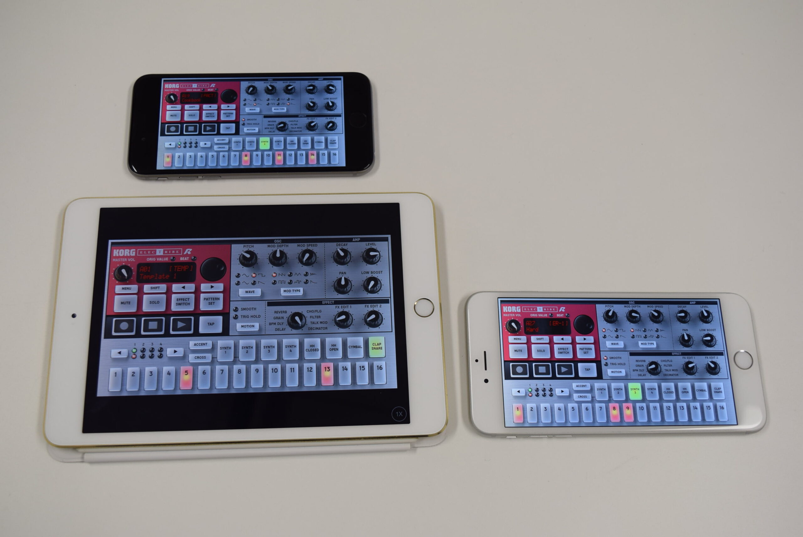 KORG iELECTRIBE for iPhone - BOÎTE À RYTHMES MOBILE