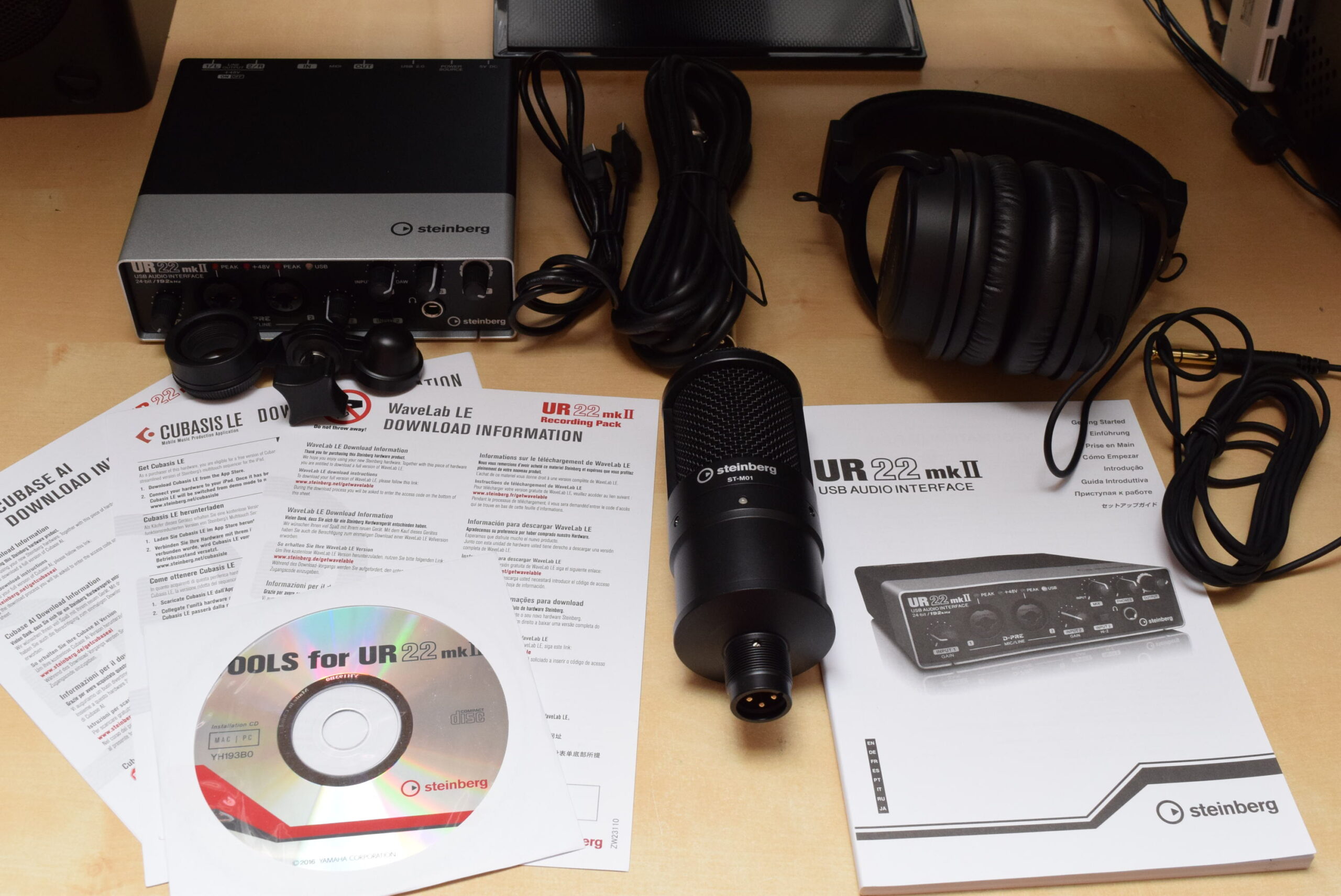 DTM入門者向け全部入りパック、UR22mkII Recording Packを試してみた