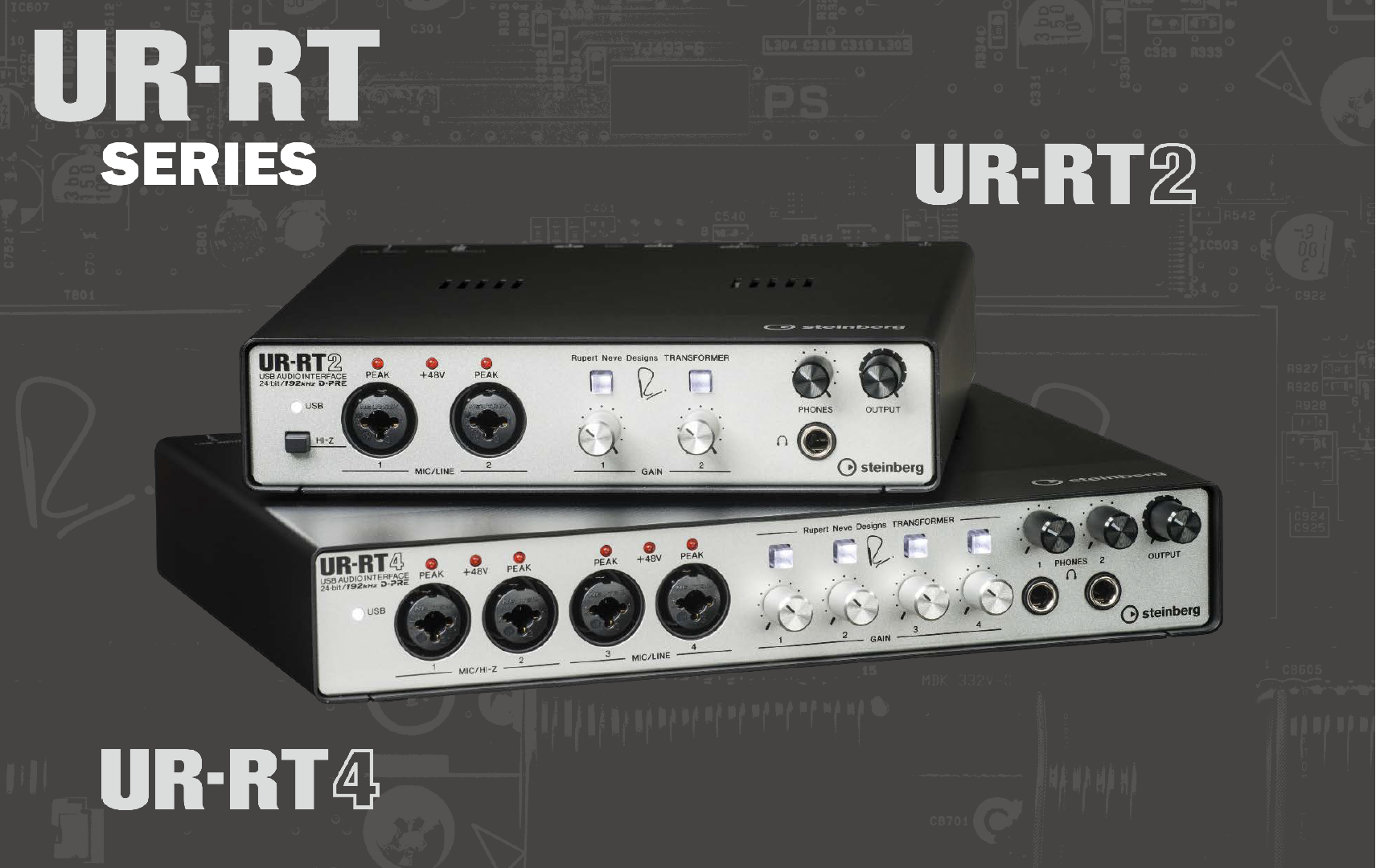 UR-RT2、UR-RT4がSteinbergから手頃価格で発売｜DTMステーション