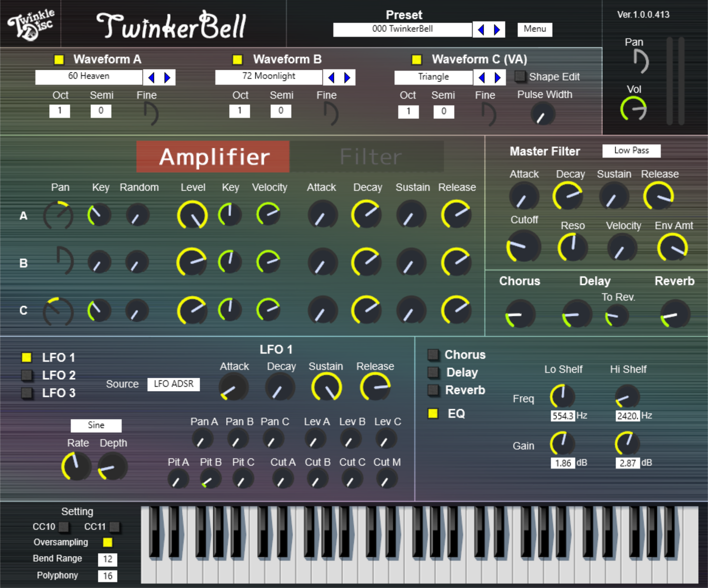 プロの作家が開発したシンセベル専用の究極のVST音源、TwinkerBellが ...
