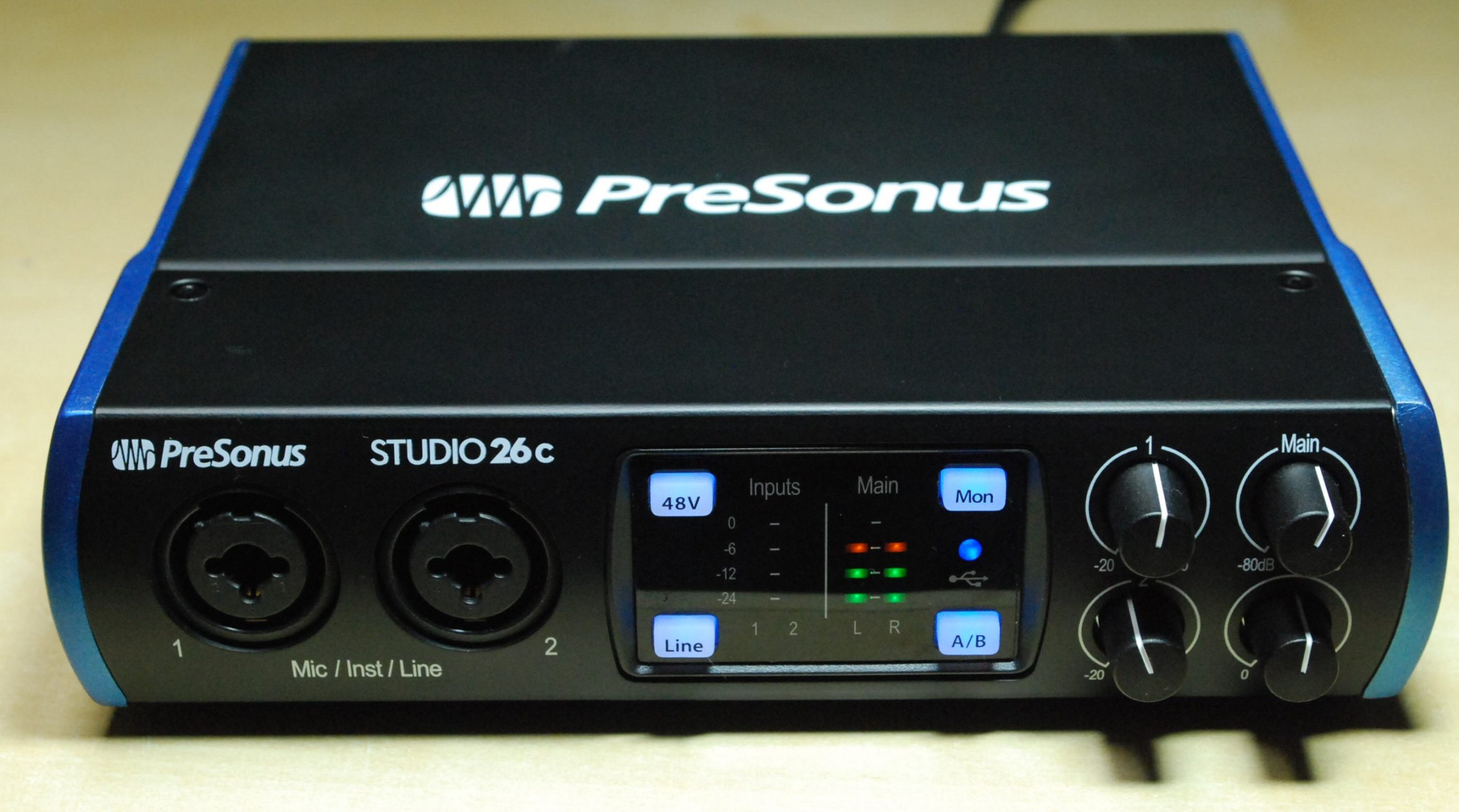 STUDIO24c PreSonus オーディオインターフェイス