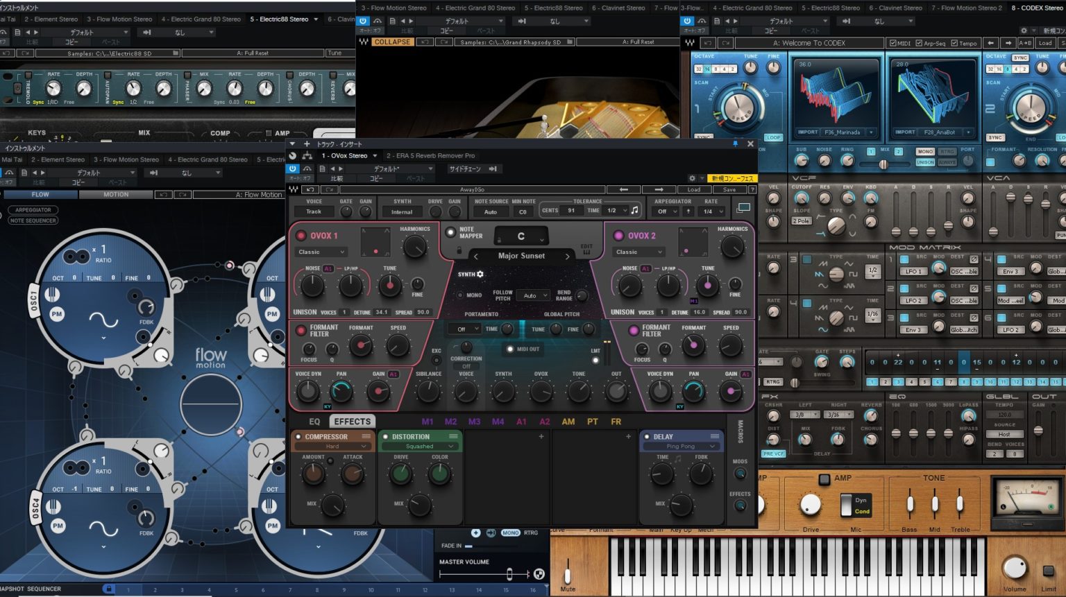 楽器が弾けなくても歌で演奏できる音源や、超々図太いサウンドの音源など、Wavesのインストゥルメント全部入りセットが10/31まで18,000