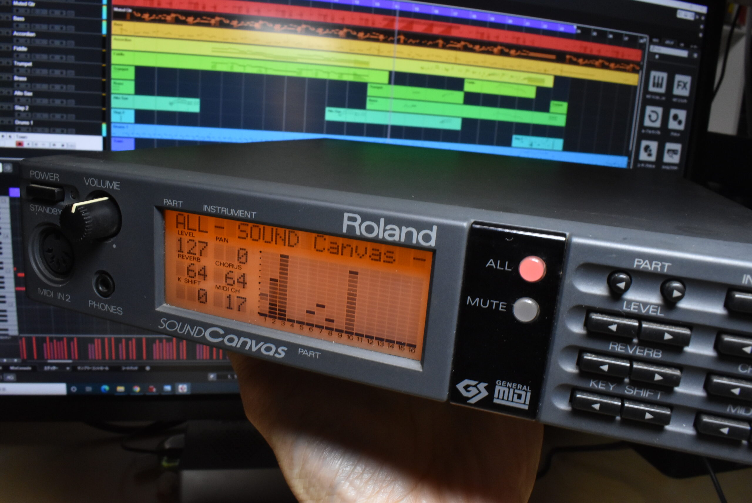 GM登場前の年にリリースされたRoland初のGS音源、Sound Canvas