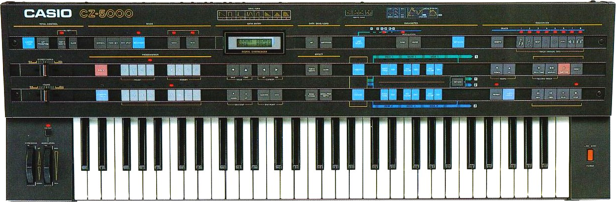 小型サンプラーCASIO SXC-1、MIDI同期に対応。CZ-3000/5000の音源