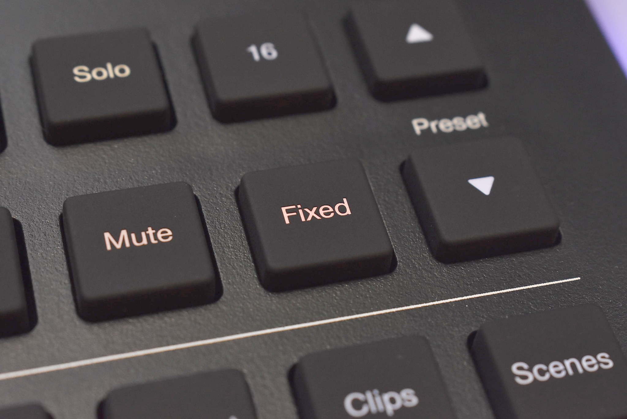 Fixedを押すと、叩く強さに関係なく一定のベロシティで鳴る