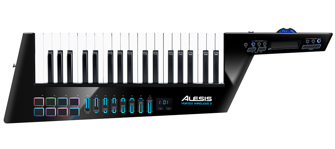 自由度抜群のショルダーキーボード、 Alesis VORTEX WIRELESS 2は